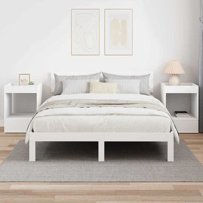 End Table 2 pcs White 40 x 40 x 56 cm Engineered Wood