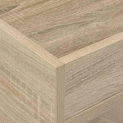 End Table Sonoma Oak 40 x 40 x 56 cm Engineered Wood