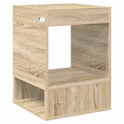 End Table Sonoma Oak 40 x 40 x 56 cm Engineered Wood