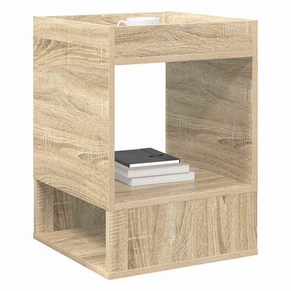End Table Sonoma Oak 40 x 40 x 56 cm Engineered Wood