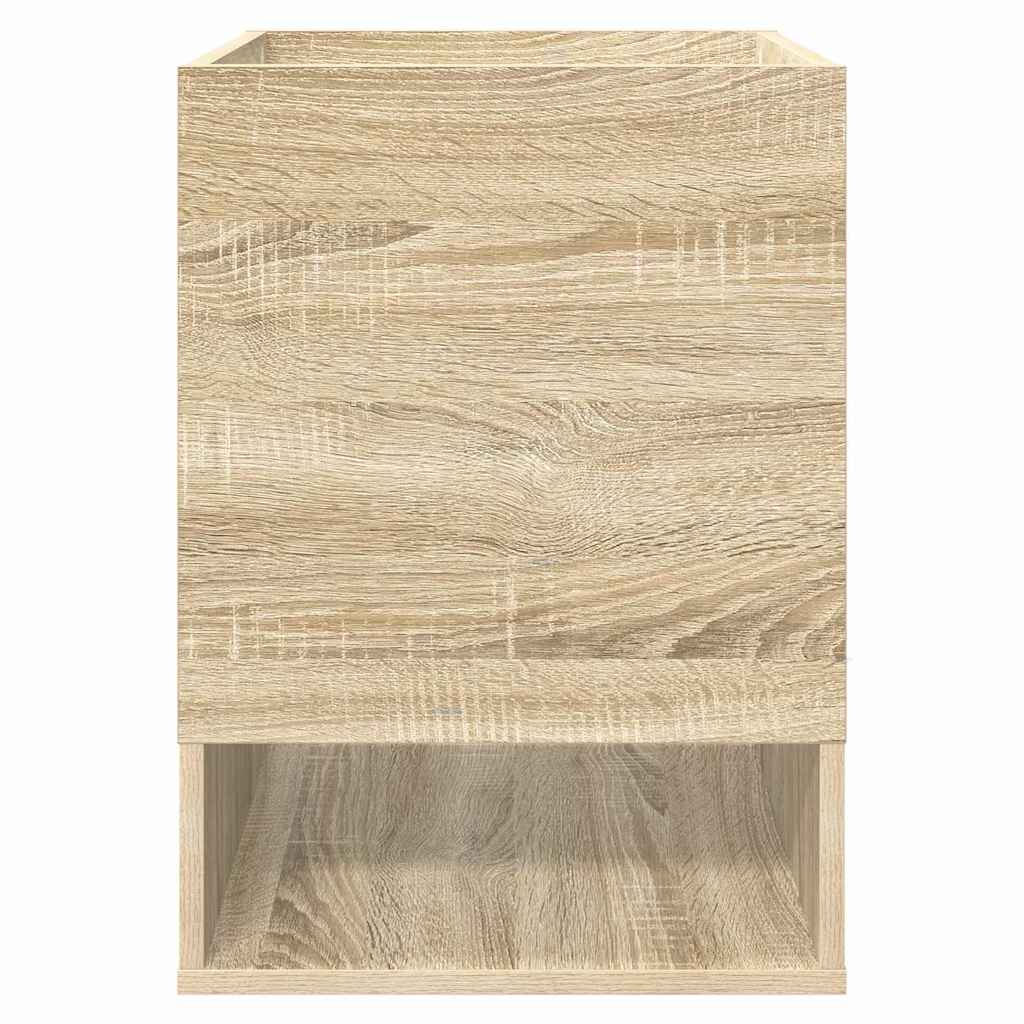 End Table Sonoma Oak 40 x 40 x 56 cm Engineered Wood