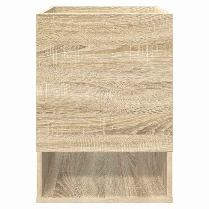 End Table Sonoma Oak 40 x 40 x 56 cm Engineered Wood