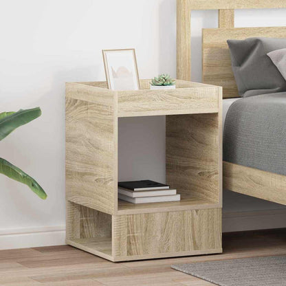 End Table 2 pcs Sonoma Oak 40 x 40 x 56 cm Engineered Wood