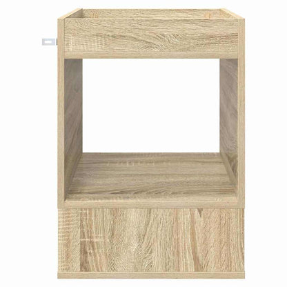 End Table 2 pcs Sonoma Oak 40 x 40 x 56 cm Engineered Wood