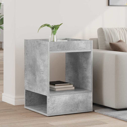 End Table Concrete Grey 40 x 40 x 56 cm Engineered Wood