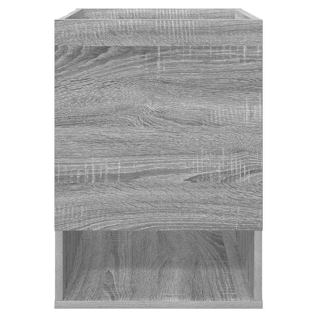 End Table Grey Sonoma 40 x 40 x 56 cm Engineered Wood
