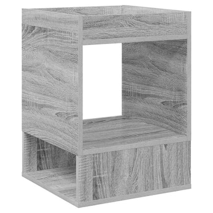 End Table 2 pcs Grey Sonoma 40 x 40 x 56 cm Engineered Wood
