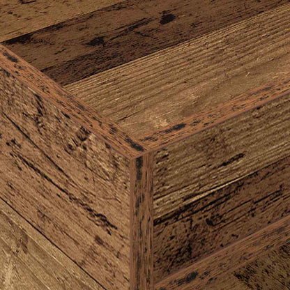 End Table Old Wood 40 x 40 x 56 cm Engineered Wood