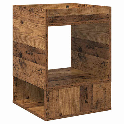 End Table Old Wood 40 x 40 x 56 cm Engineered Wood