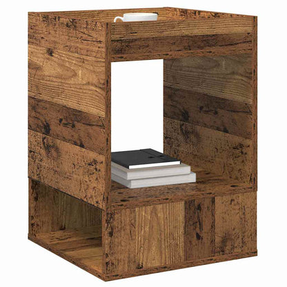 End Table 2 pcs Old Wood 40 x 40 x 56 cm Engineered Wood