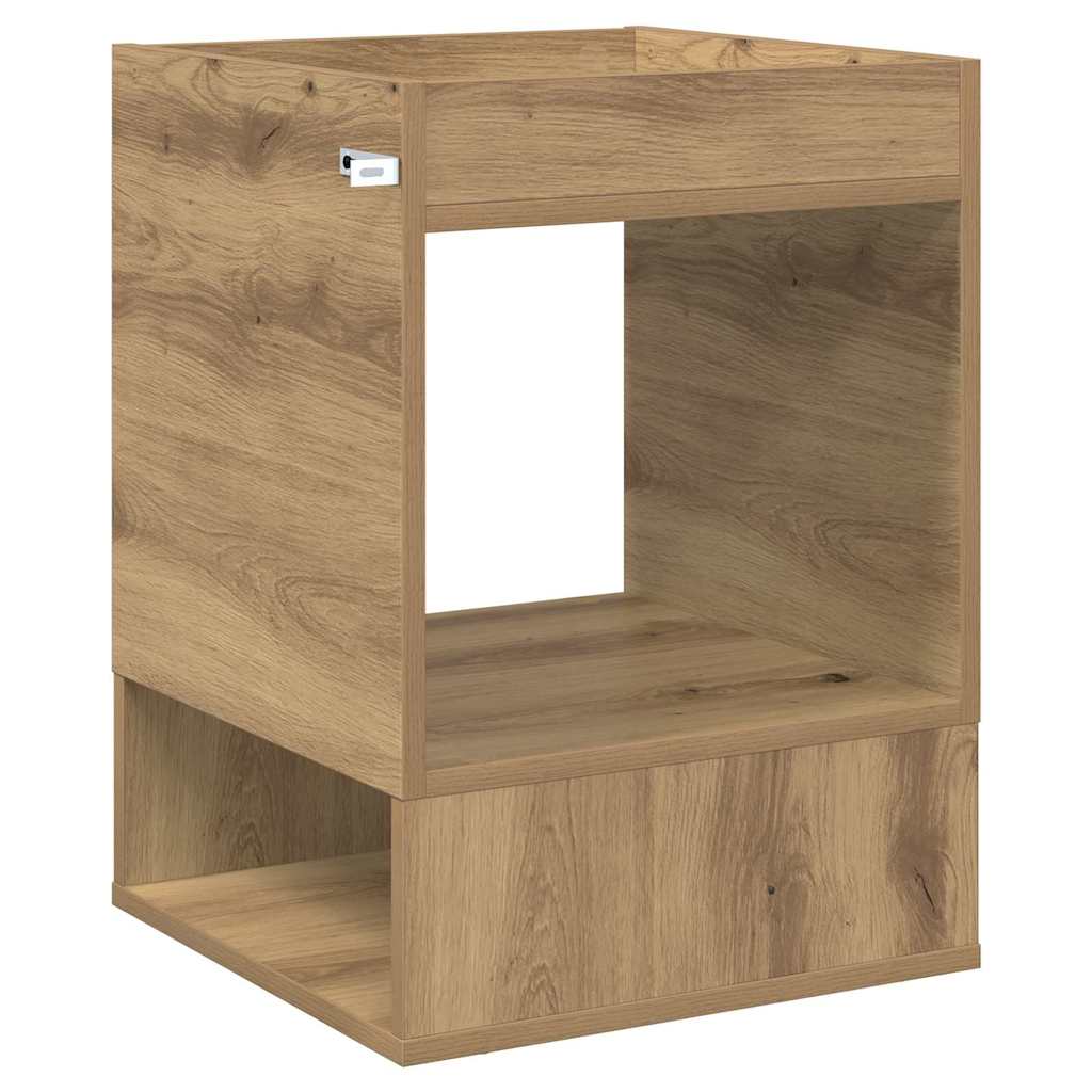 End Table Artisan Oak 40 x 40 x 56 cm Engineered Wood