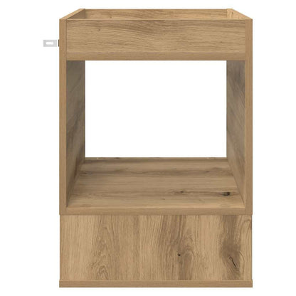 End Table 2 pcs Artisan Oak 40 x 40 x 56 cm Engineered Wood
