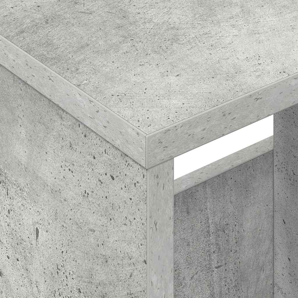 Magazine Rack Concrete Grey 102 x 30 x 45 cm