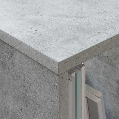 Magazine Rack Concrete Grey 102 x 30 x 45 cm