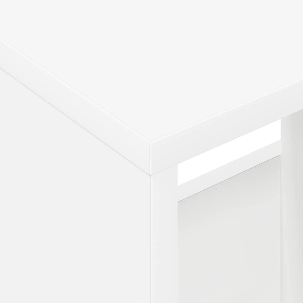 Magazine Rack 2 pcs White 35 x 30 x 45 cm