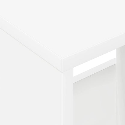 Magazine Rack 2 pcs White 35 x 30 x 45 cm