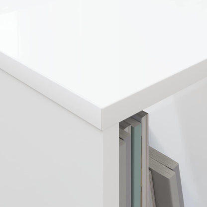 Magazine Rack 2 pcs White 35 x 30 x 45 cm
