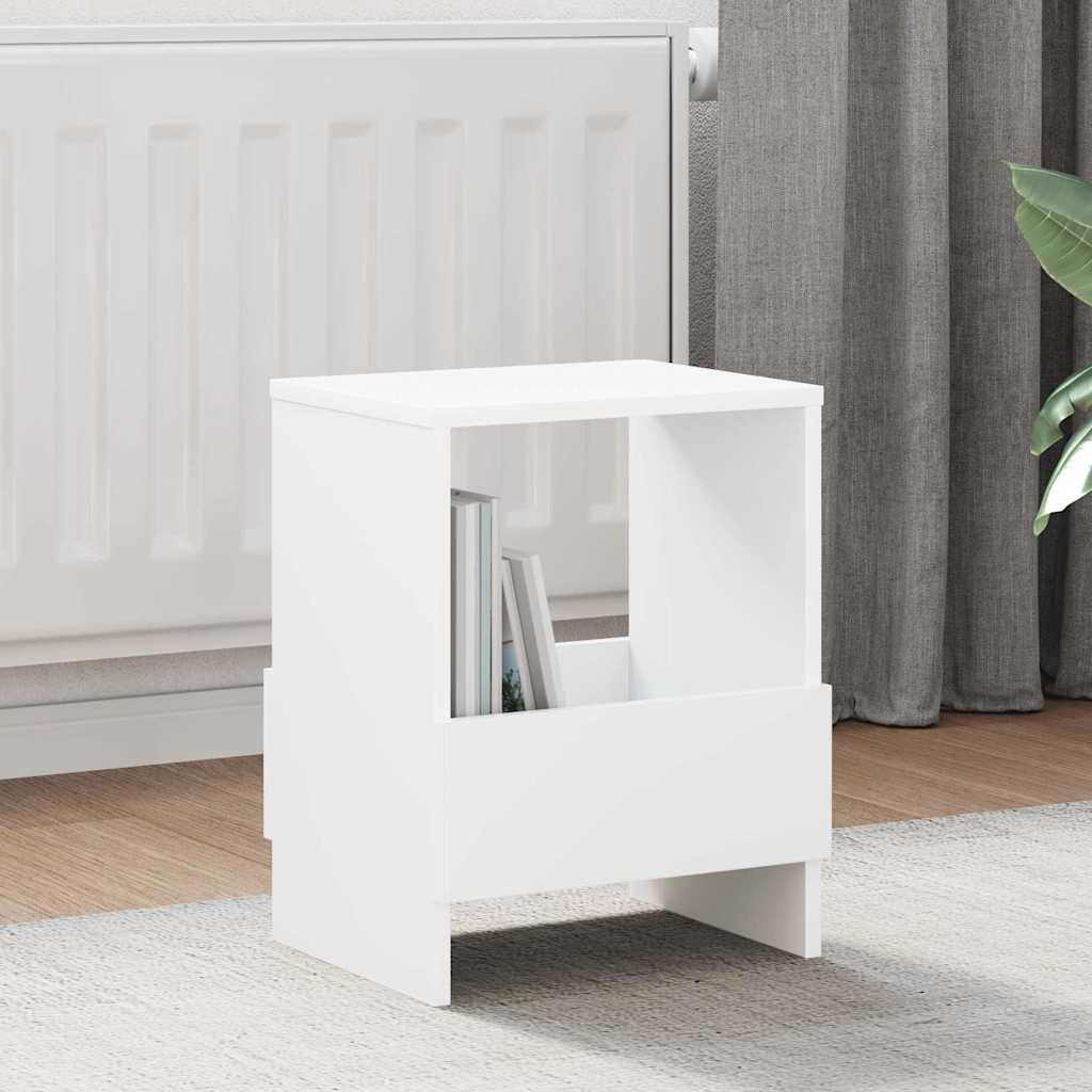 Magazine Rack 2 pcs White 35 x 30 x 45 cm