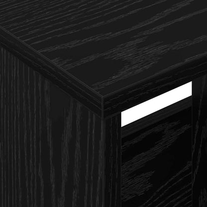 Magazine Rack Black Oak 35 x 30 x 45 cm
