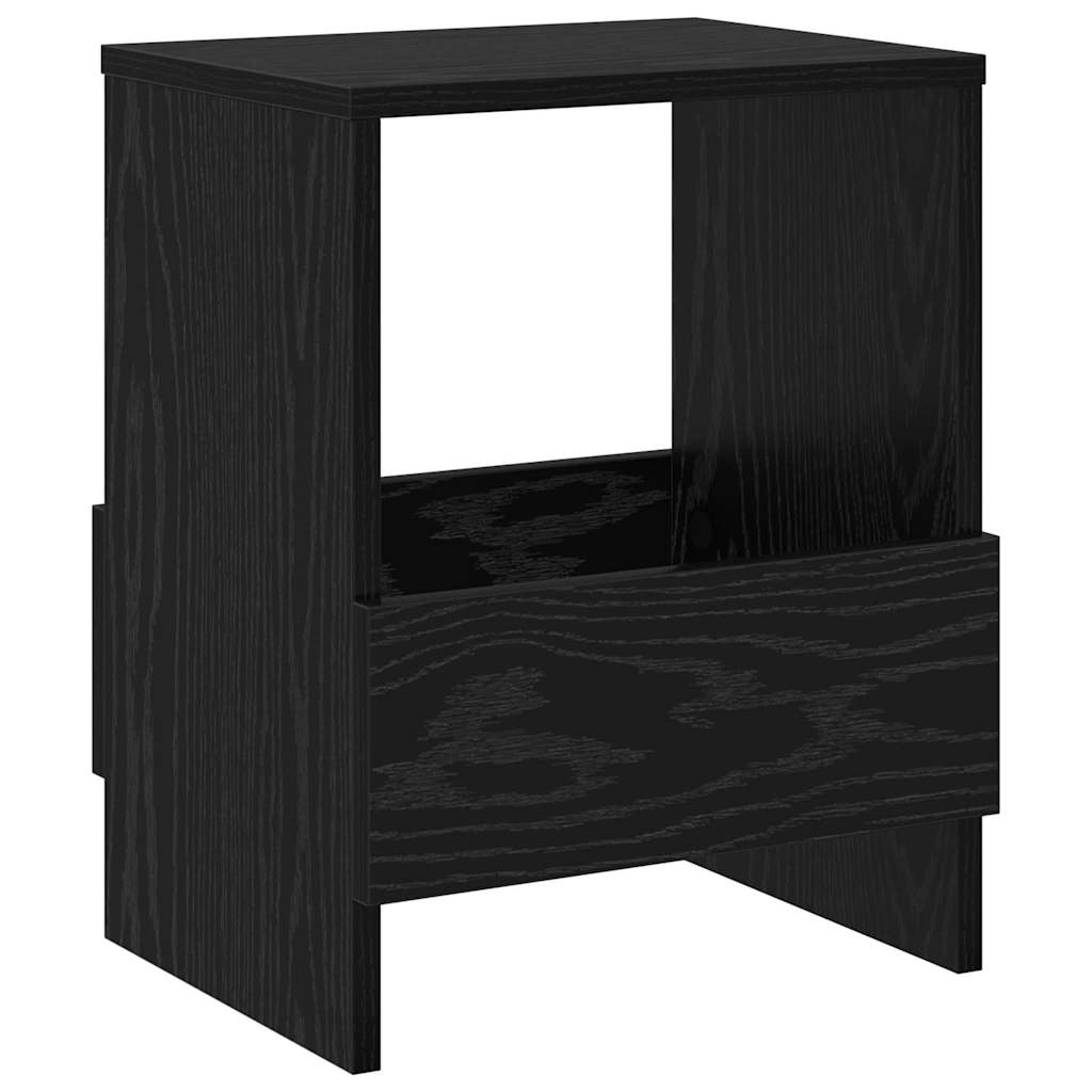 Magazine Rack Black Oak 35 x 30 x 45 cm