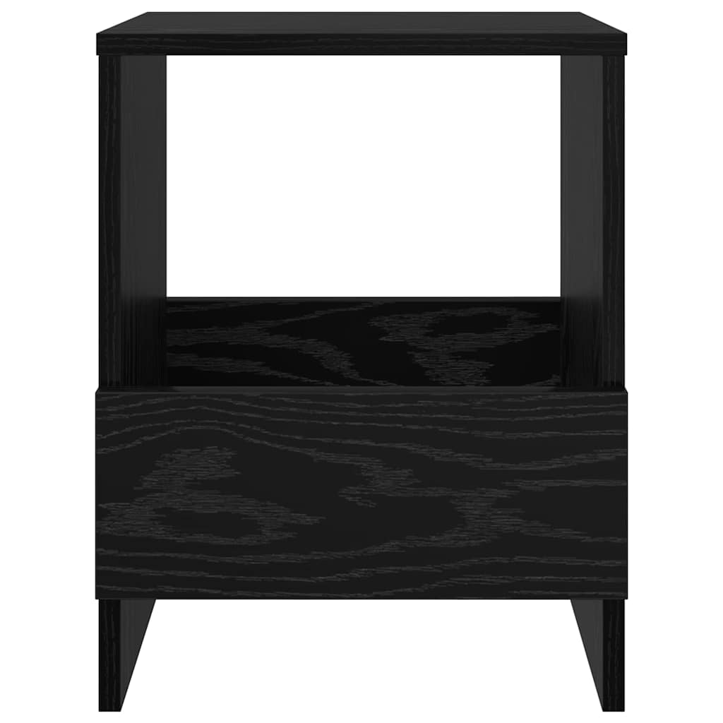 Magazine Rack 2 pcs Black Oak 35 x 30 x 45 cm