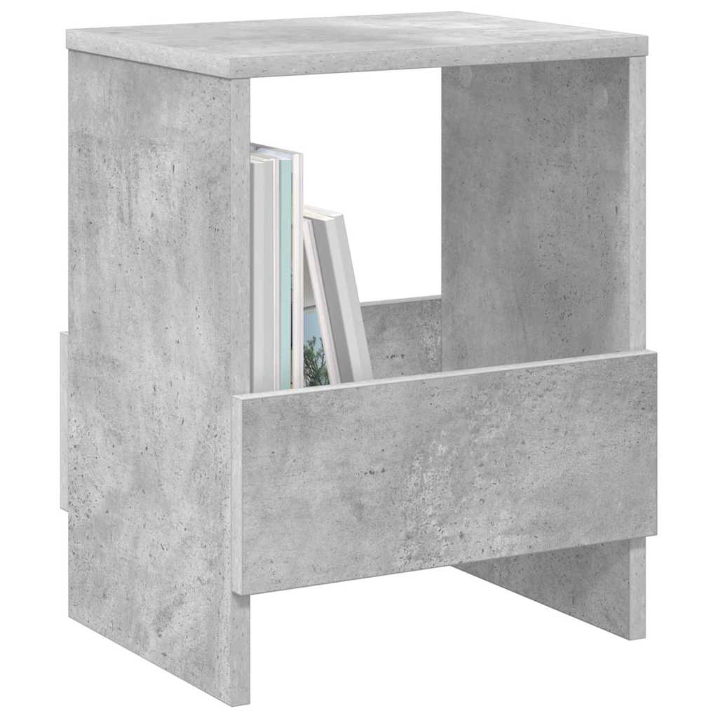 Magazine Rack 2 pcs Concrete Grey 35 x 30 x 45 cm