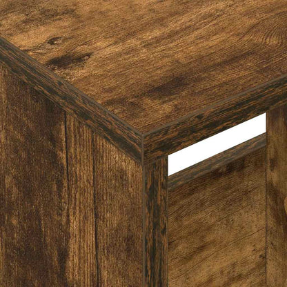 Magazine Rack 2 pcs Smoked Oak 35 x 30 x 45 cm