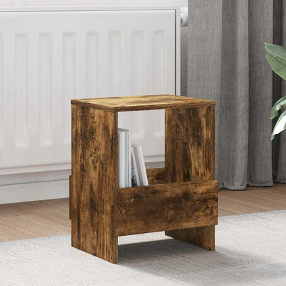Magazine Rack 2 pcs Smoked Oak 35 x 30 x 45 cm