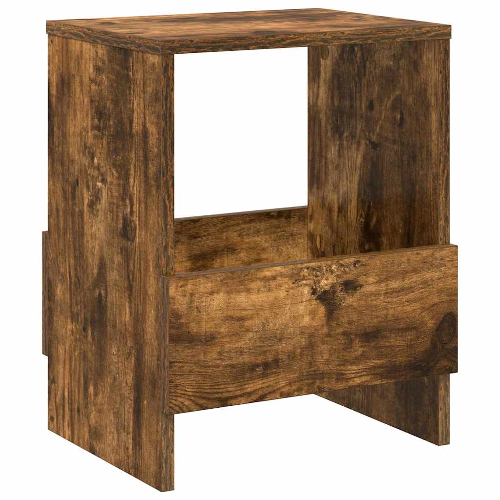 Magazine Rack 2 pcs Smoked Oak 35 x 30 x 45 cm