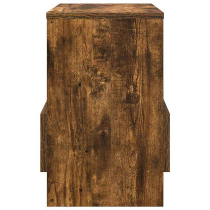 Magazine Rack 2 pcs Smoked Oak 35 x 30 x 45 cm