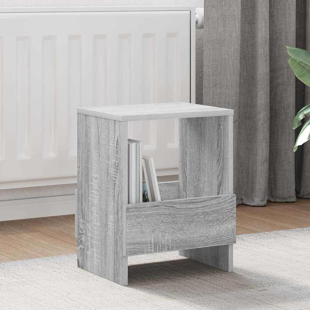 Magazine Rack 2 pcs Grey Sonoma 35 x 30 x 45 cm