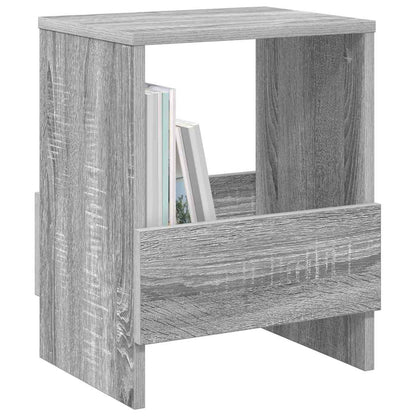Magazine Rack 2 pcs Grey Sonoma 35 x 30 x 45 cm