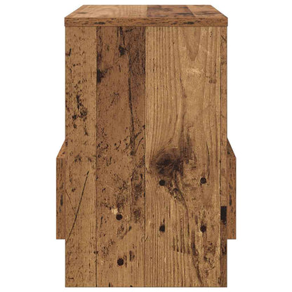 Magazine Rack 2 pcs Old Wood 35 x 30 x 45 cm
