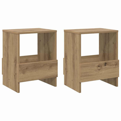 Magazine Rack 2 pcs Artisan Oak 35 x 30 x 45 cm
