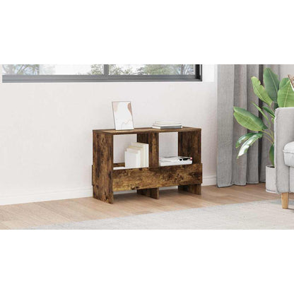 Magazine Rack Smoked Oak 68.5 x 30 x 45 cm