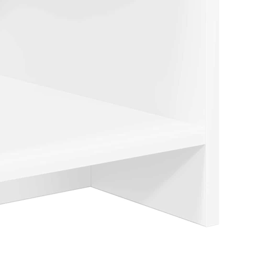 TV Stand 102 x 35 x 45 cm White Engineered Wood