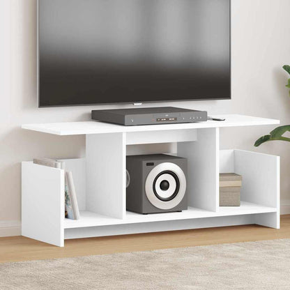 TV Stand 102 x 35 x 45 cm White Engineered Wood