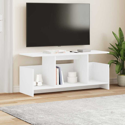 TV Stand 102 x 35 x 45 cm White Engineered Wood
