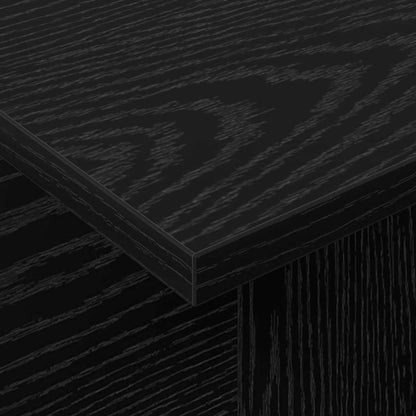 TV Stand 102 x 35 x 45 cm Black Oak Engineered Wood