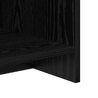 TV Stand 102 x 35 x 45 cm Black Oak Engineered Wood