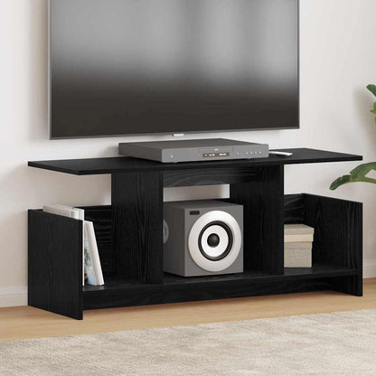 TV Stand 102 x 35 x 45 cm Black Oak Engineered Wood