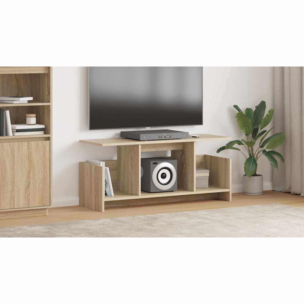 TV Stand Sonoma Oak 102 x 35 x 45 cm Engineered Wood