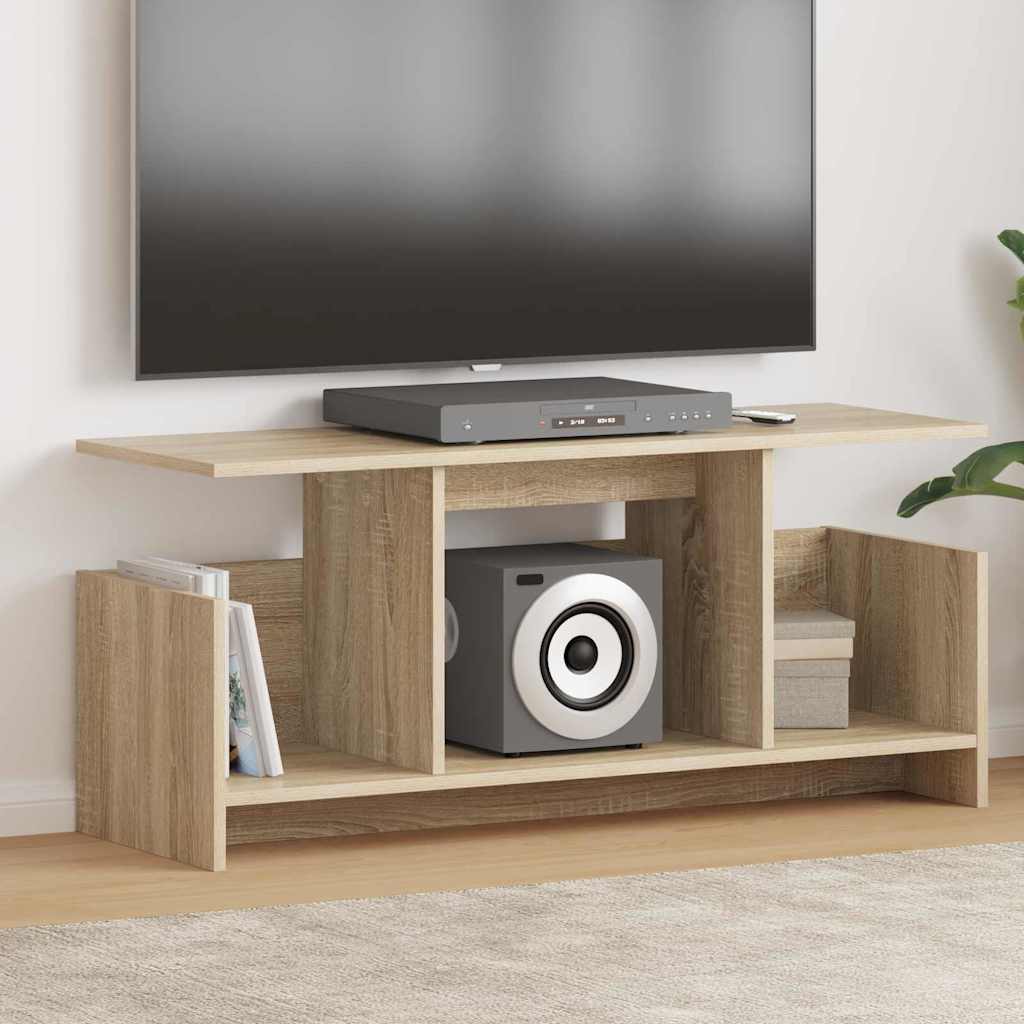 TV Stand Sonoma Oak 102 x 35 x 45 cm Engineered Wood
