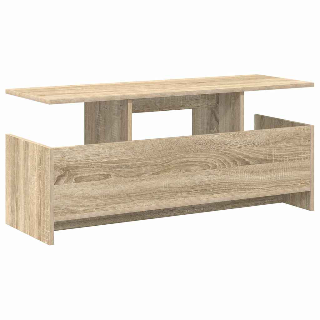 TV Stand Sonoma Oak 102 x 35 x 45 cm Engineered Wood