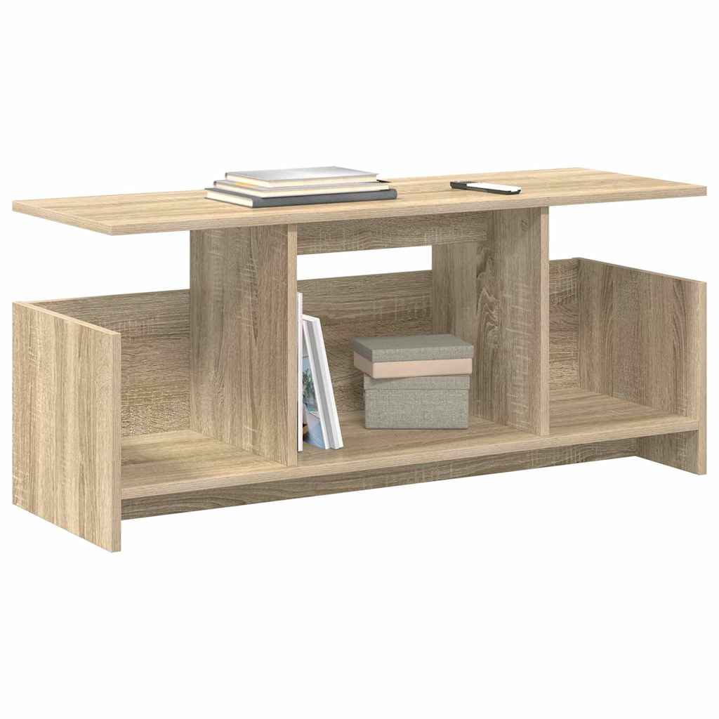 TV Stand 102 x 35 x 45 cm Sonoma Oak Engineered Wood