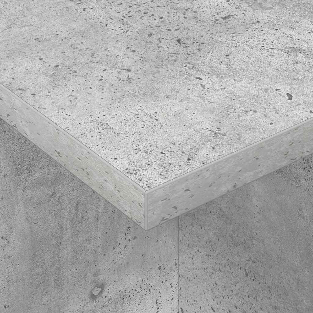 TV Stand 102 x 35 x 45 cm Concrete Grey Engineered Wood