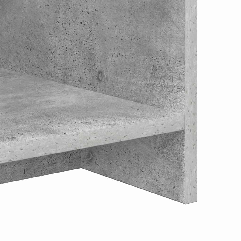 TV Stand 102 x 35 x 45 cm Concrete Grey Engineered Wood