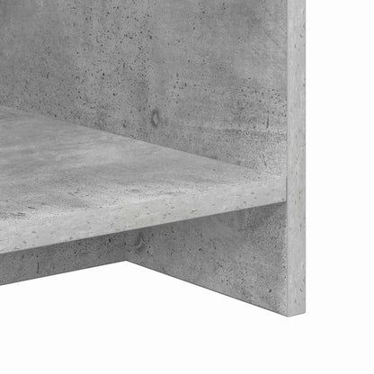 TV Stand 102 x 35 x 45 cm Concrete Grey Engineered Wood