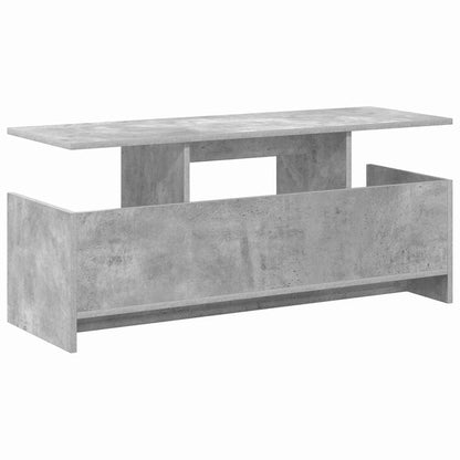 TV Stand 102 x 35 x 45 cm Concrete Grey Engineered Wood