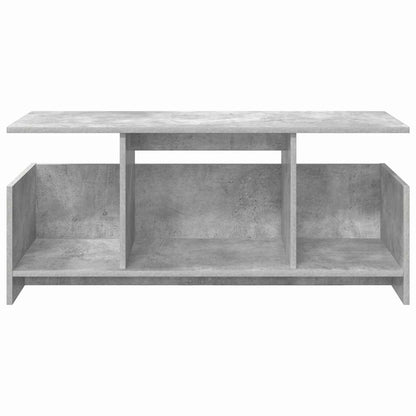 TV Stand 102 x 35 x 45 cm Concrete Grey Engineered Wood